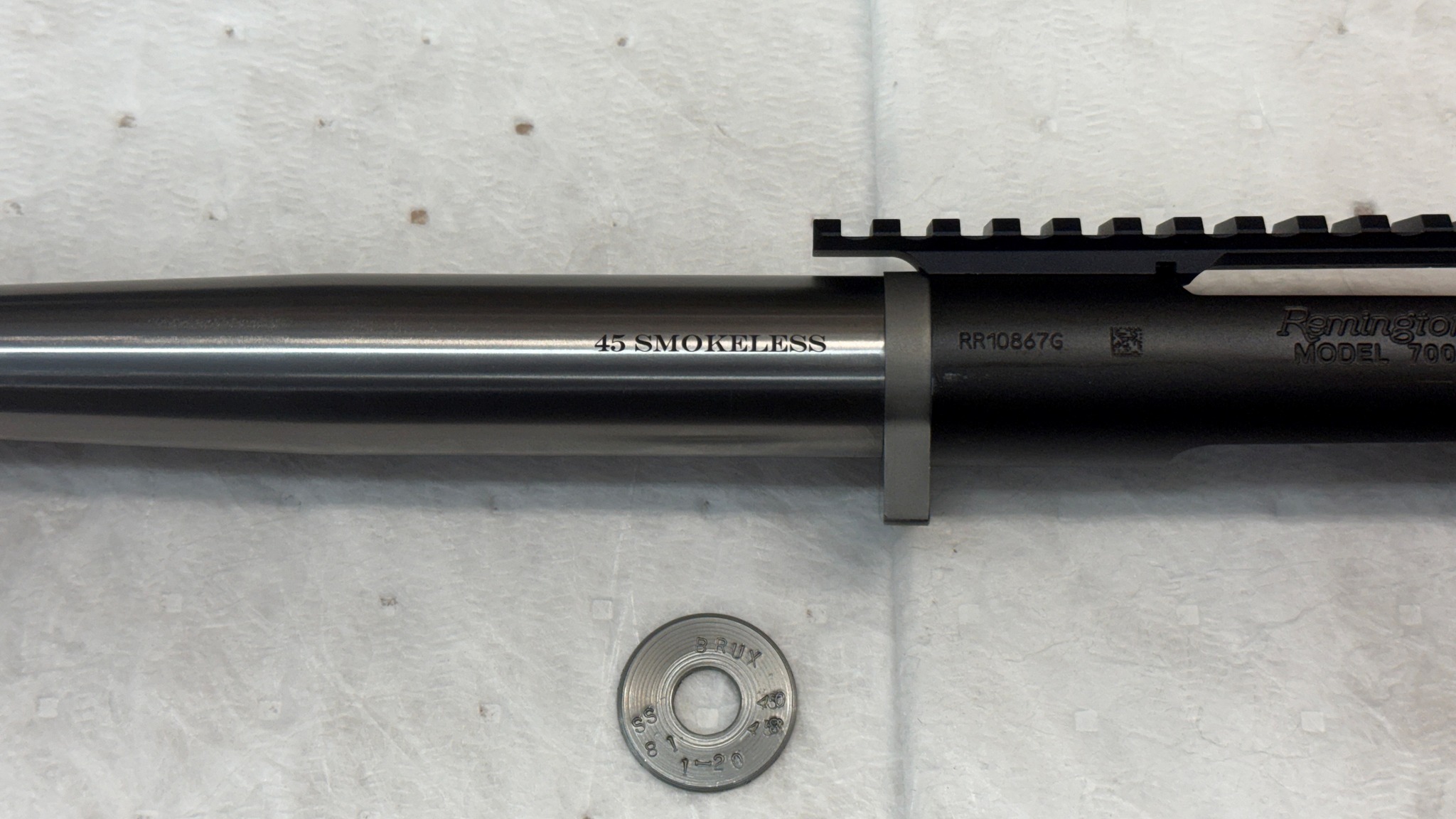 45 Caliber Smokeless Muzzleloader re-barrel
